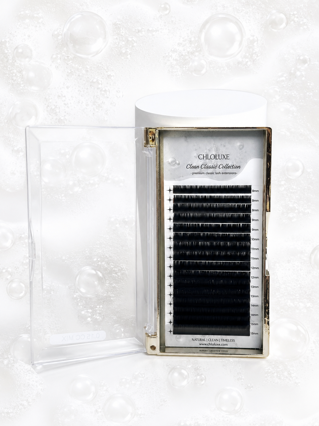 Clean Classic Lash Trays 0.15 (Single Lengths) CC Curl